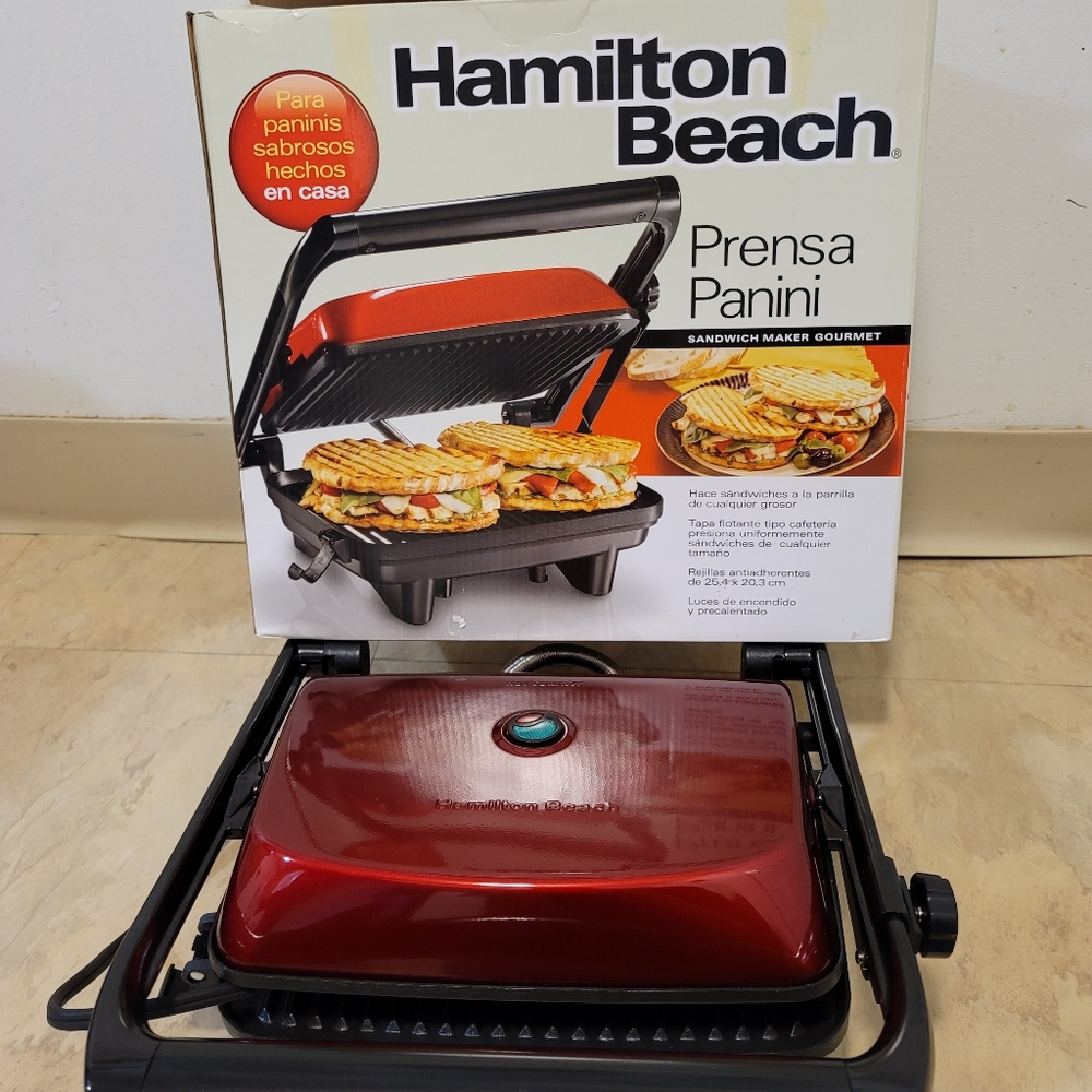 Panini press sandwich grill